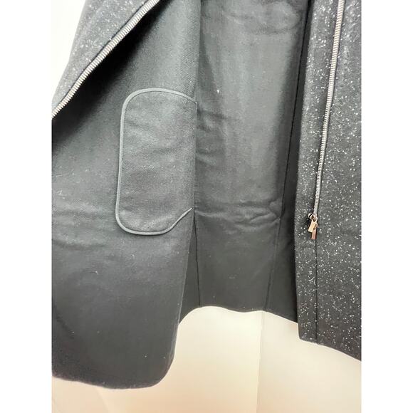 Nordstrom Signature & Caroline Issa Odette 100% Virgin Wool Coat Large - Picture 8 of 10